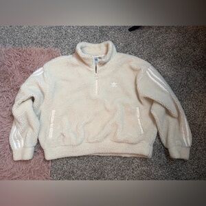 Adidas Off-White Sherpa Fleece